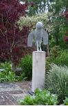 man watching - bronze